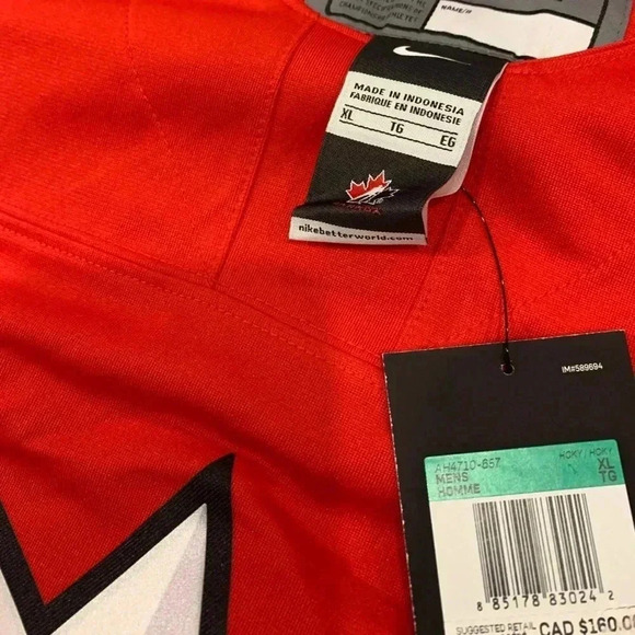 Nike Team Canada Olympic  Jersey - Red XL - Picture 3 of 3